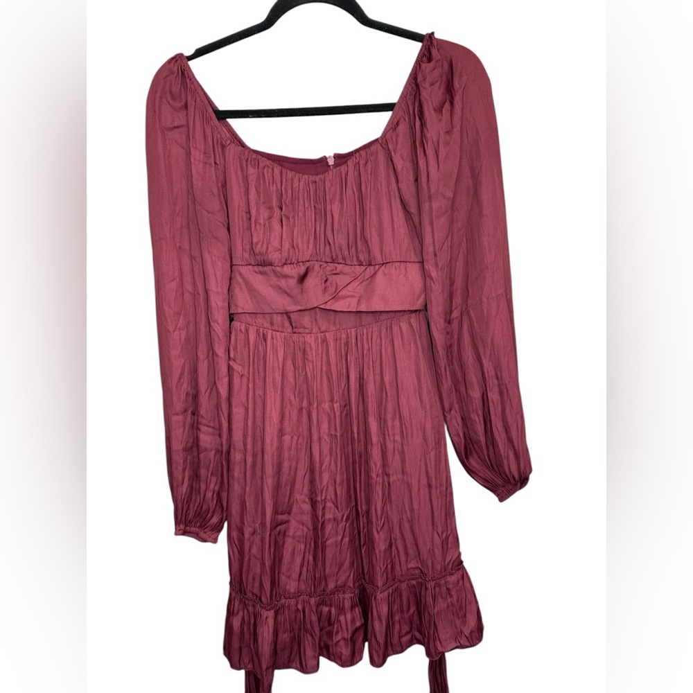 Altar'd State Deep Red Dress